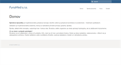 Desktop Screenshot of fynamed.sk